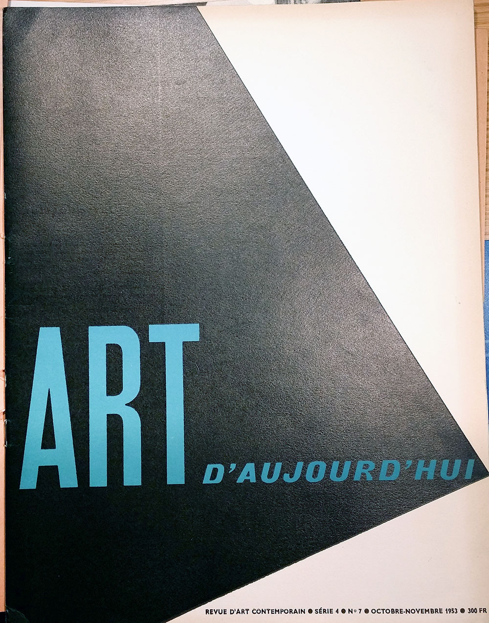Art d'Aujourd'hui, oktober-november 1953