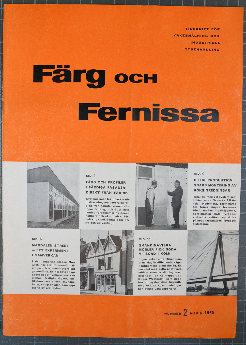 Omslag till Färg och Fernissa