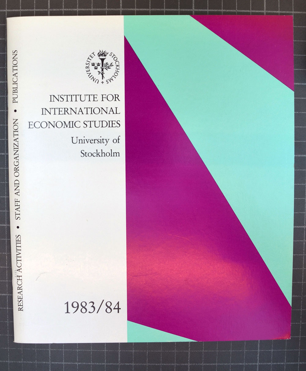 Institute for International Economic Studies, 1983-84