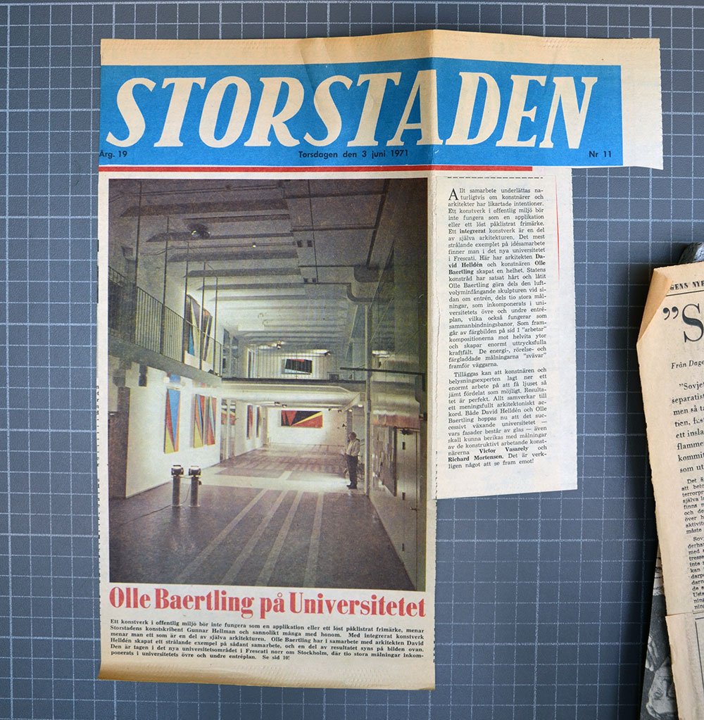 Storstad, Olle Bærtling på universitetet